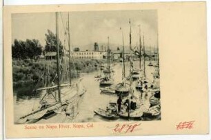 Napa, California. Scene on Napa River