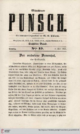 Nro. 19 (8. Mai 1853)