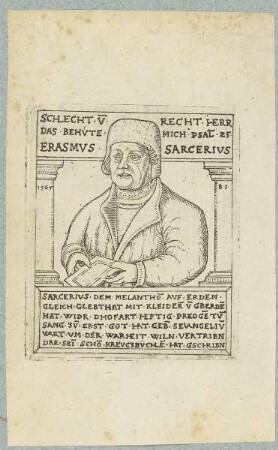 Bildnis des Erasmus Sarcer