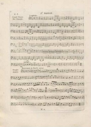 No. 3 Grand-Chœur. Par Gossec.