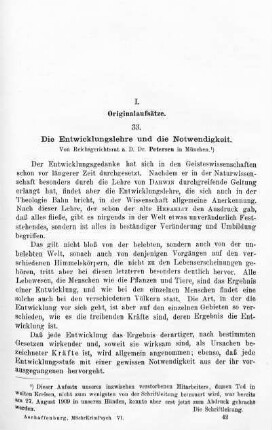 657-718, I. Originalaufsätze