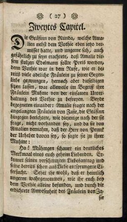 Zweytes Capitel.
