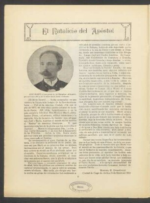 El natalicio del apóstol