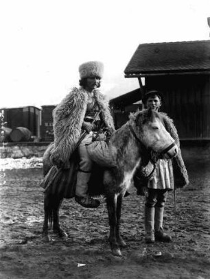 Rumänische ciobani (Hirten)