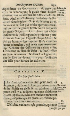 Chapitre V. De stile judiciaire