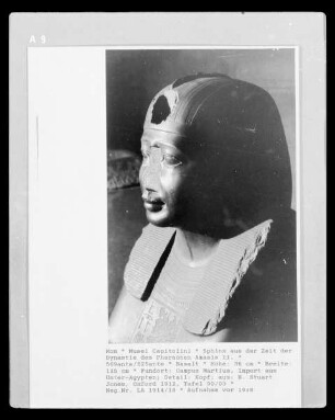 Sphinx aus der Zeit der Dynastie des Pharaonen Amasis II.