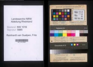 Entnazifizierung Fritz Reinhardt van Guelpen , geb. 28.10.1914 (Betriebsfuehrer)