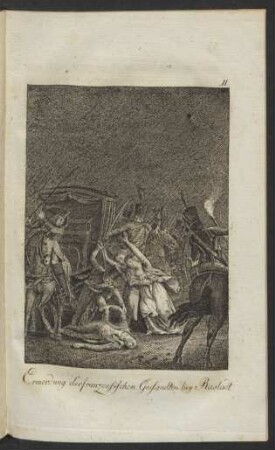 Ermordung der franzoesischen Gesandten bey Rastadt