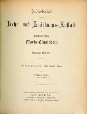 Die Bakterien