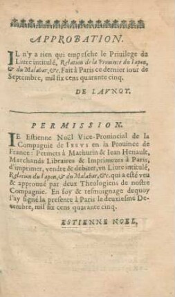 Permission