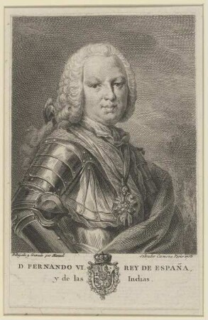 Bildnis des Fernando VI., König von Spanien