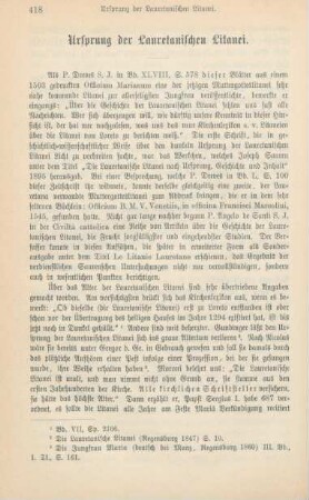 418-437 Ursprung der Lauretanischen Litanei