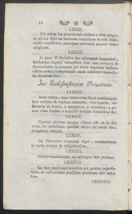 Ius Ecclesiasticum Privatum