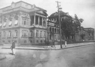 Port of Spain (Trinidad und Tobago). Parlamentsgebäude "Red House"