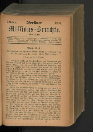 Oktober. 1901.