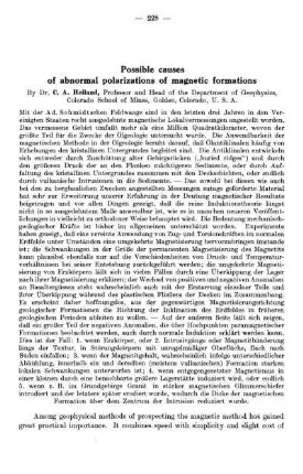 Possible causes of abnormal polarizations of magnetic formations