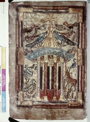Godescalc Evangeliar — Lebensbrunnen, Folio 3verso