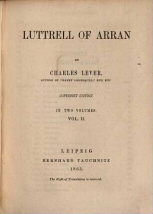Luttrell of Arran, 2