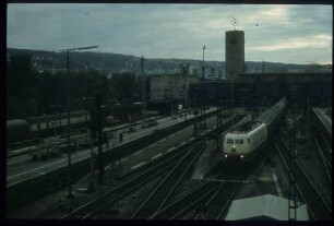 Blick aus Stellwerk auf den Südflügel des Hbf.