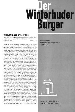 Nummer 12 - Dezember 1965