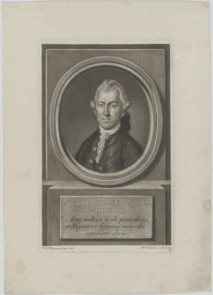 Bildnis des Iohannes Christianus Daniel Schreber