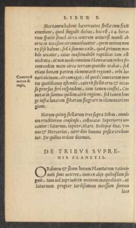 De Tribus Supremis Planetis.