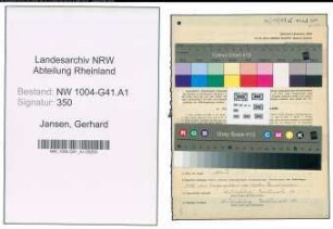 Entnazifizierung Gerhard Jansen , geb. 04.01.1899 (Polizeibeamter)