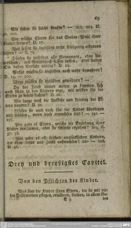 Drey und dreyßigstes Capitel. Von den Pflichten der Kinder