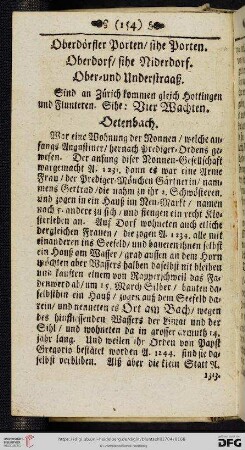 [Oberdoerfler Porten /sihe Porten - Oetenbach]