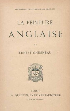 La peinture anglaise