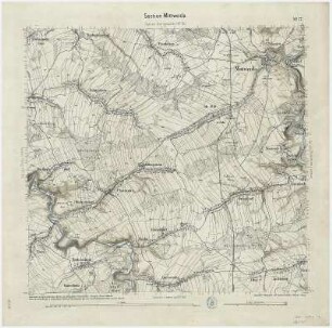 Section Mittweida aus: Topographische Karte (Äquidistantenkarte) Sachsen