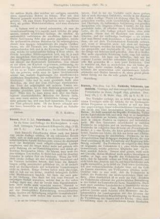 146-147 [Rezension] Simons, Eduard, Freikirche, Volkskirche, Landeskirche