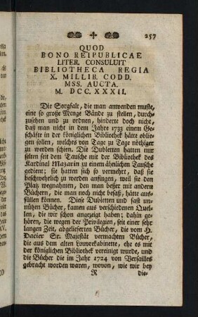 257-269, Quod Bono Reipublicae...