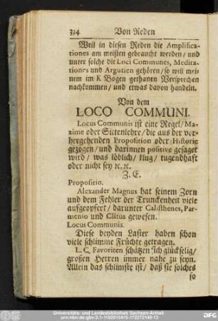 Von dem Loco Communi.