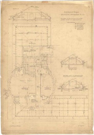 Billing, Hermann; Singen; Krankenhaus - Grundriss 3. OG