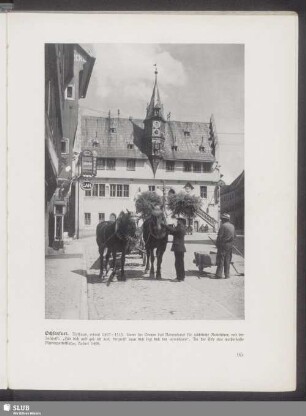 Ochsenfurt. Rathaus, erbaut 1497-1513