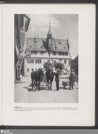 Ochsenfurt. Rathaus, erbaut 1497-1513