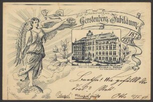 Ansichtskarte „Directions-Gebäude der ‚Victoria zu Berlin‘“, Lindenstraße