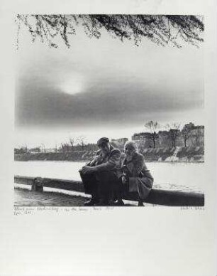 Flirt am Nachmittag - an der Seine, Paris 1951