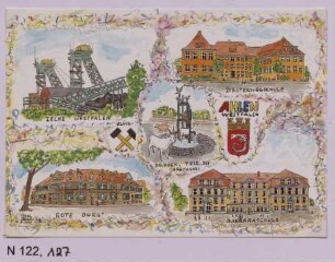 Ahlen in Westfalen - Postkarte