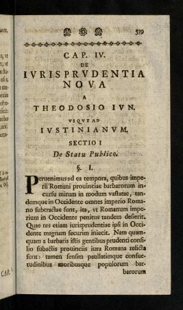 539-573, Caput IV