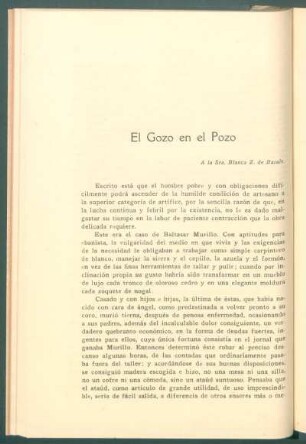 El gozo en el pozo