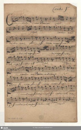 Canto 1[m]o