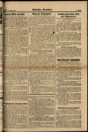 Zweite Ausgabe vom Freitag, den 15. November 1940.