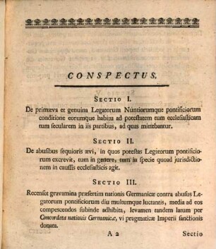 Jac. Abel Diversorum S. R. I. Statuum Consiliarii Actualis Aulici Et In Supremo Camerae Imperialis Judicio Advocati Disquisitio De Jure Et Officio Summorum Imperii Tribunalium Circa Usurpatoriam Nuntiorum Pontificiorum In Caussis Germaniae Ecclesiasticis Jurisdictionem
