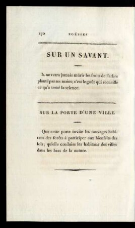 Sur La Porte D'Une Ville.