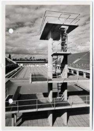 Berlin, Reichssportfeld, Olympiastadion, Schwimmstadion