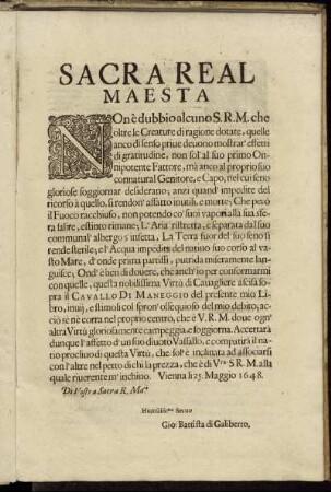 Sacra Real Maesta