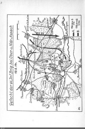 Gefecht der 61. Inf. Brig. bei Ober- u. Ndr.-Aspach. 10.8.14