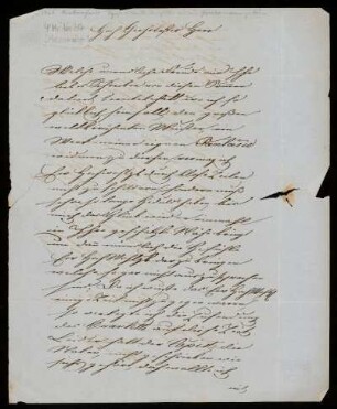 Brief von Friedrich Mollenhauer an Louis Spohr